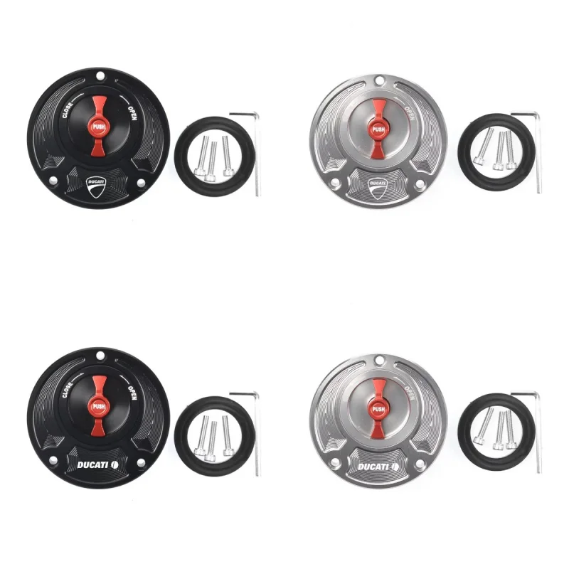 For Ducati 1098 1198 S R 748/S 848 EVO 996 Motorcycle Fuel Tank Cap Front Oil Gas Airbox Cover Modified Parts Quick Release