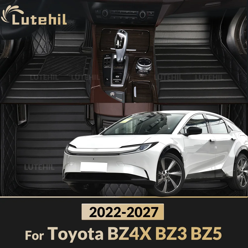 For Toyota BZ4X BZ3 BZ5 2022-2027 26 25 24 Car Floor Mats All Weather Carpet Cover Floor Liners Interior Protector Accessories