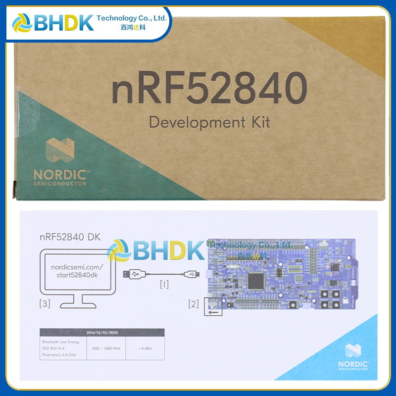 For Nordic Semiconductor nRF52840-DK SoC Low-Power Bluetooth Mesh Networking NFC Thread  Zigbee Development Board