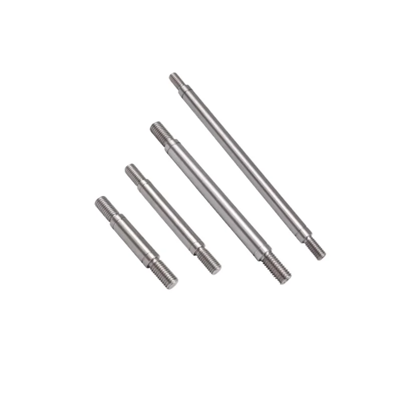 Double-Ended Stainless Steel Shaft with External Threaded Screw, Rod Pin, Cantilever Bolt Connection Rod, Guiding Shaft