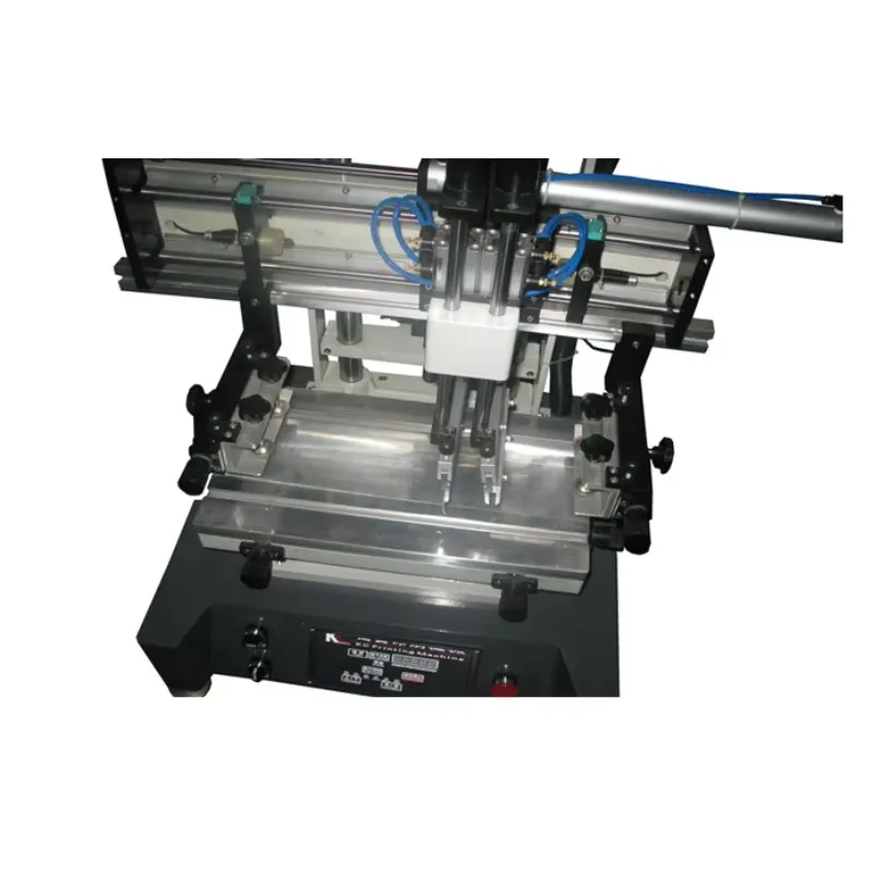 New Semi-Automatic Desktop Silkscreen Card Printer Includes PVC Pocket Glass Bucket Screen Printing T Groove Table Motor
