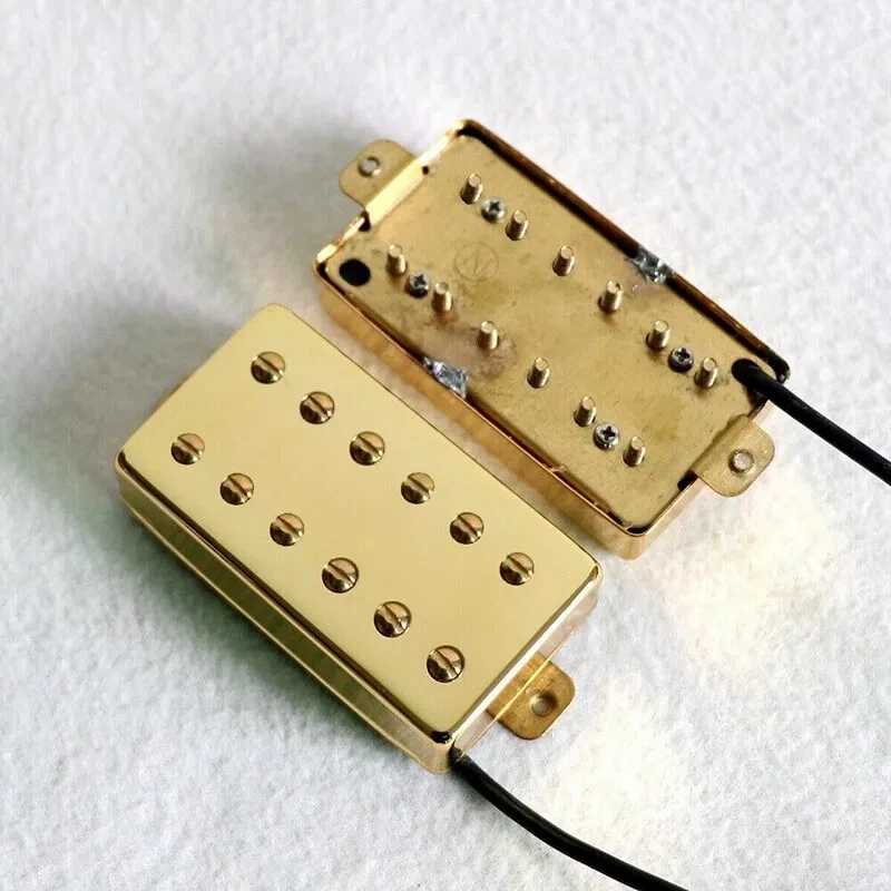 1 SET/2 PCS Gold Fit For Les Paul Electric Guitar Pickups Humbucker Magnet Ceramic Pickup Guitars Accessories Parts