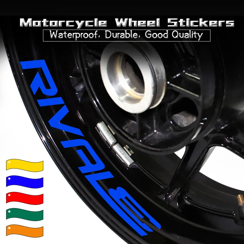 

Wheel Waterproof Reflective Sticker For MV Agusta RIVALE Rivale 800 Motorcycle Inner Rim Stripe Tapes Anti Scratch Decals rivale