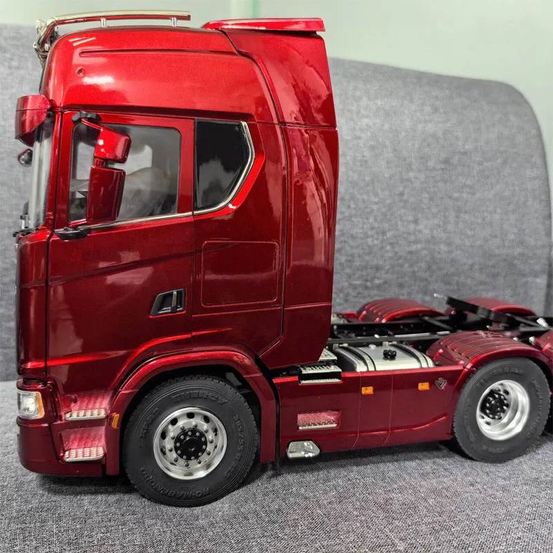 

1/14 6x6 770S RC Трактор Грузовик Автомобиль с дистанционным управлением Окрашенная готовая модель с ЧПУ Дифференциальный замок Оси Звук Свет Автомобиль TH24244