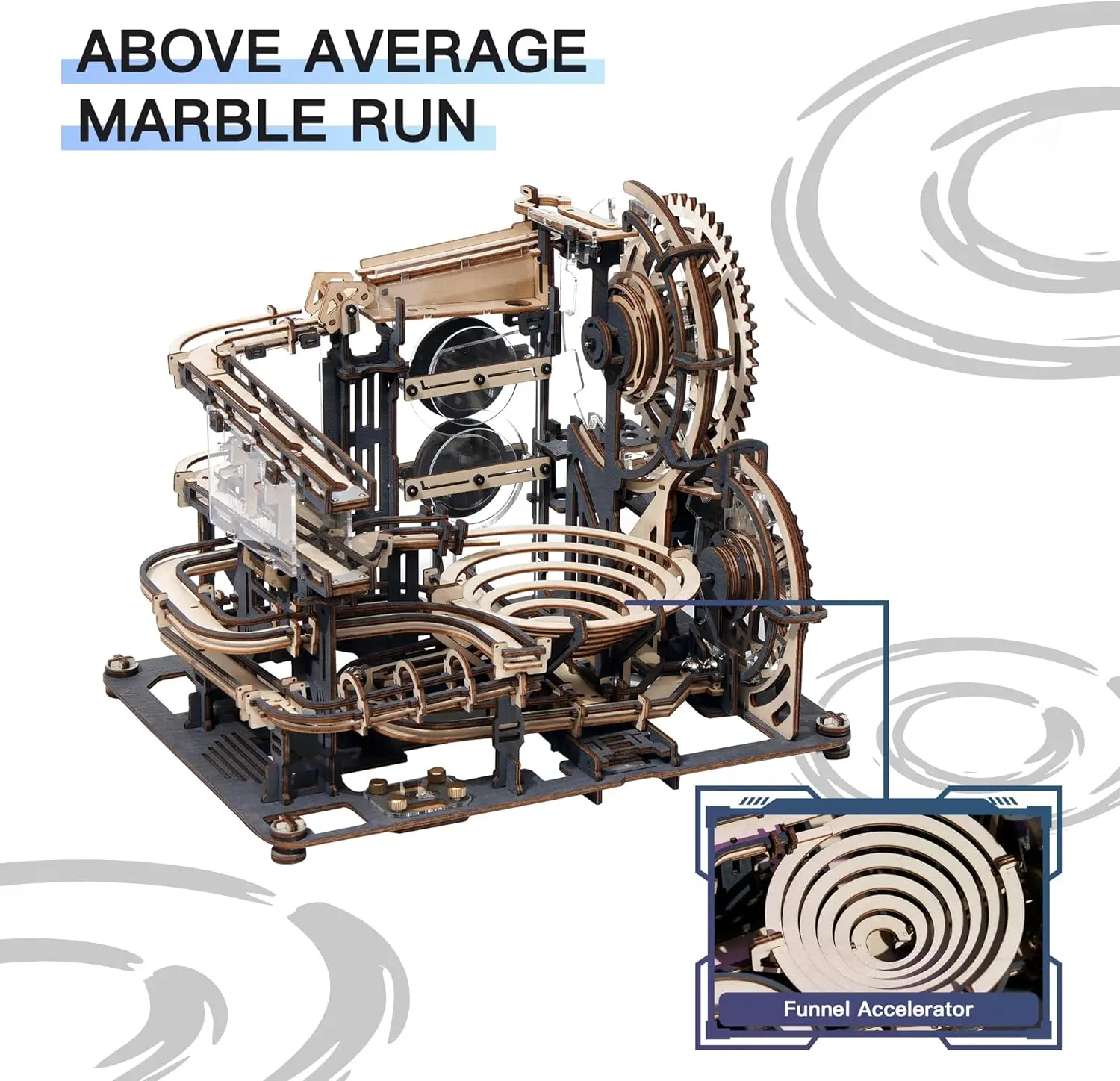 3D Puzzles Mabrle Run - Mable Night City Wooden Model to Build - Model Building Kits for Adults