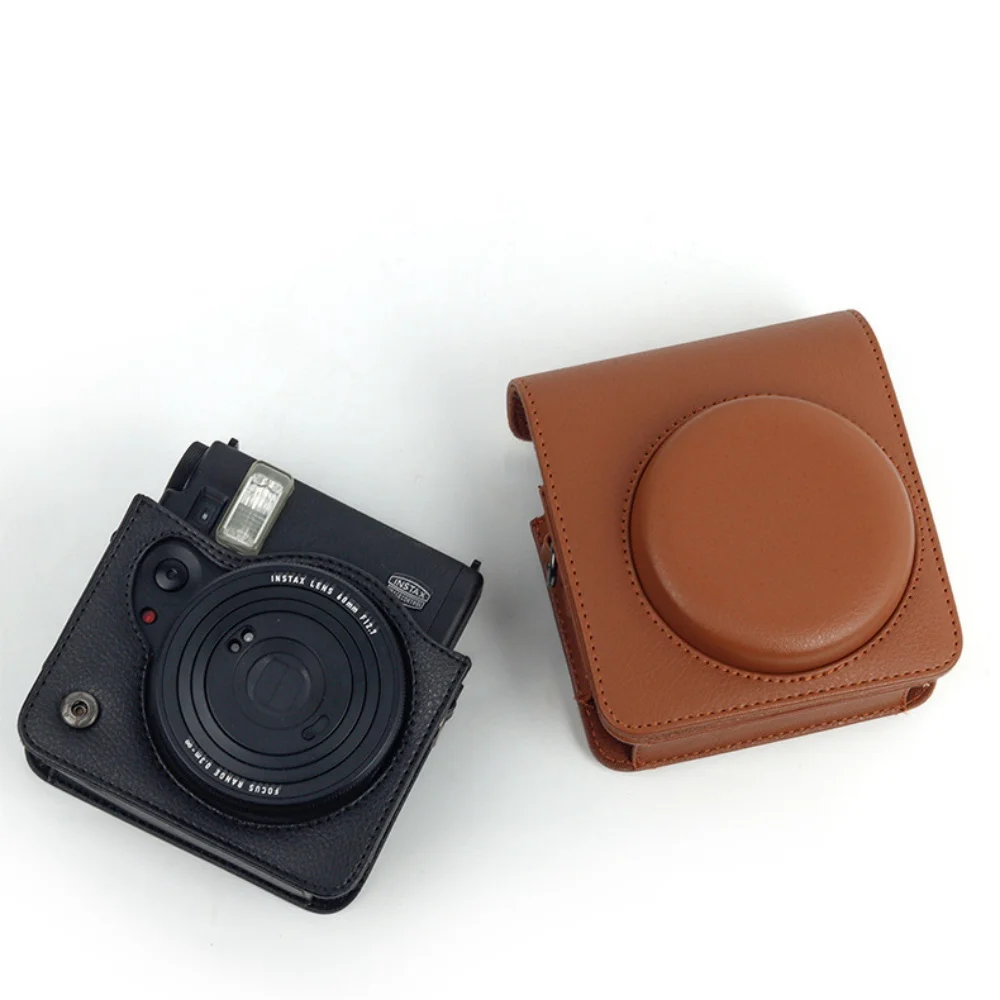 PU Leather Portable Case Camera Bag For Fujifilm Instax Mini99 Camera Accessorie Storage bag Cover With Adjust Shoulder Strap