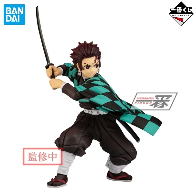 

Original Genuine Bandai Ichiban KUJI Price B Demon Slayer 13cm Kamado Tanjirou Anime Figure Toys Gift Collectible Model