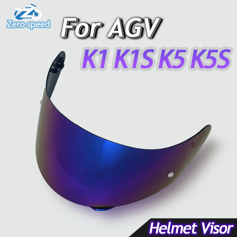 

K1 Visor Shield for AGV K5 K5S K1S K3SV Helmet Face Shield Uv Protected Electroplated Motorcycle Helmet Accessories