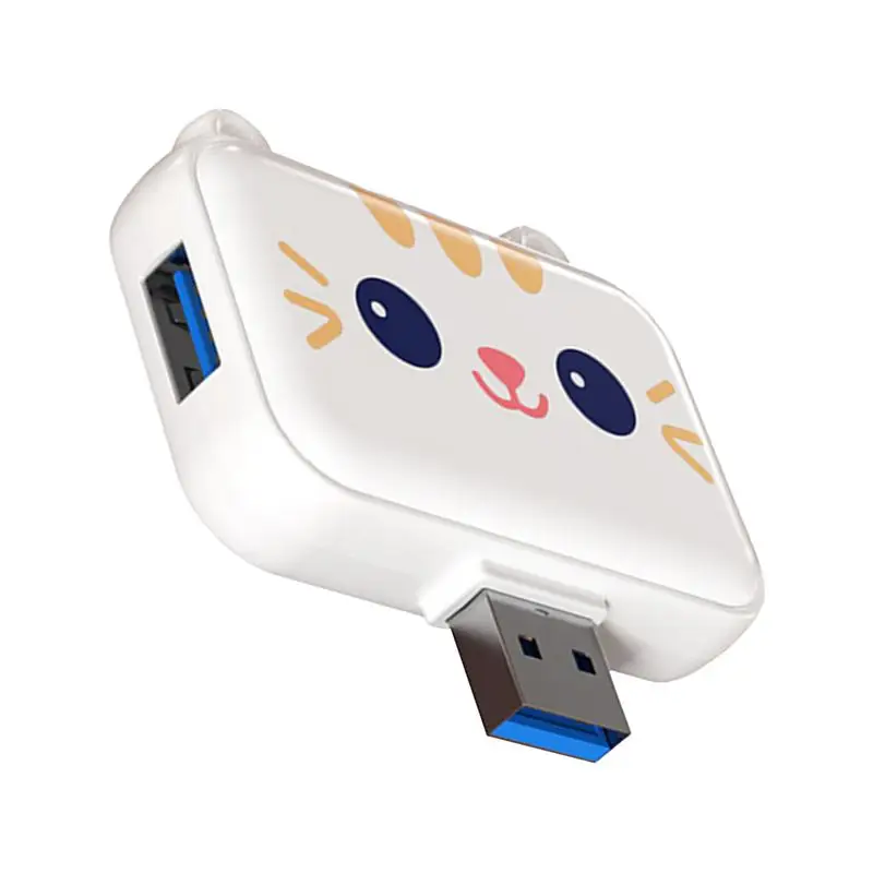 Docking Station di tipo C Cute 3 In 1 Docking Hub trasmissione ad alta velocità adattatore multiporta Dock Dongle Docking Desktop portatile