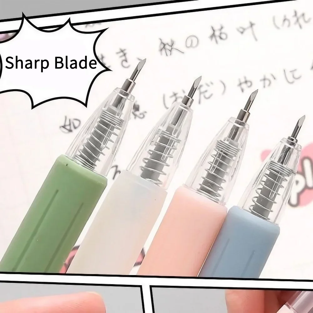 Multi Functional Utility Knife DIY Craft Art Cutter School Supplies Pen Knife for Scrapbooking Sticker Cutting Tool