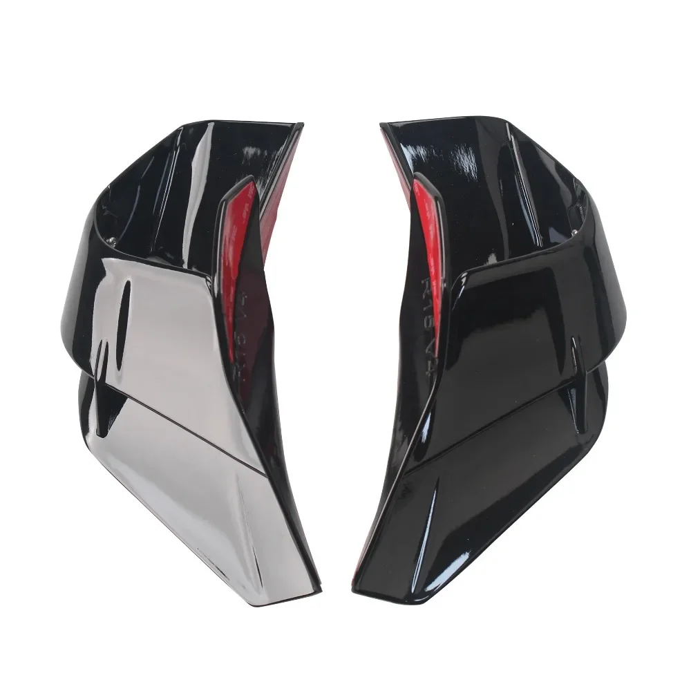 For YAMAHA Motorcycle 1pair Fixed Wind Wing Wing Aerodynamic Fairing Black 2022 2023 For YAMAHA R15 YZF R15 YZFr15 V4 2022 2023