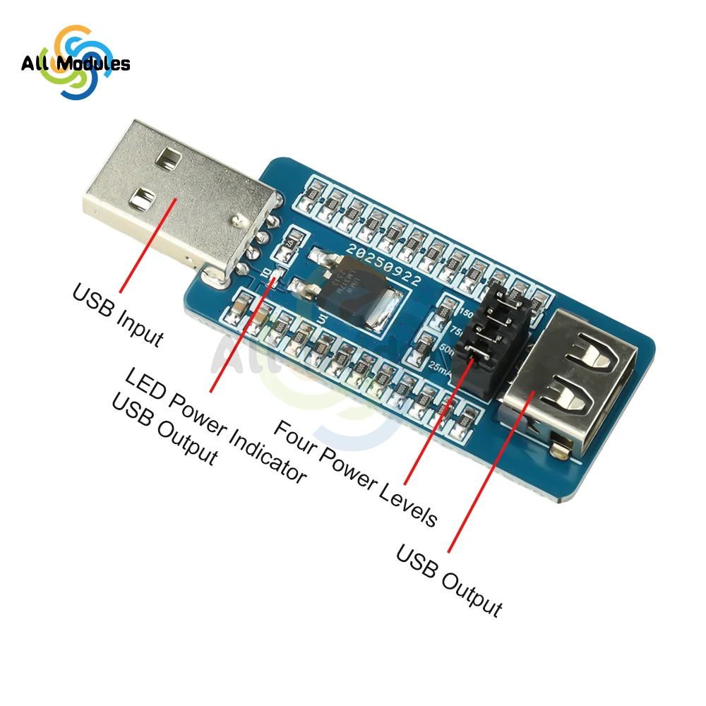 

USB Power Bank Virtual Load Anti-Shutdown Module Load Anti-Shutdown Module Mobile Power Module