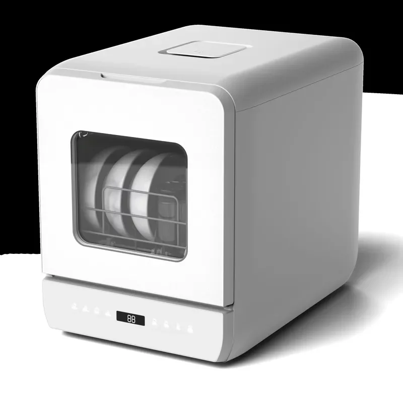 Portable Countertop Dishwasher 5L Compact Smart Washing Machine for Small Kitchen Apartment Dormitory Office Use Easy