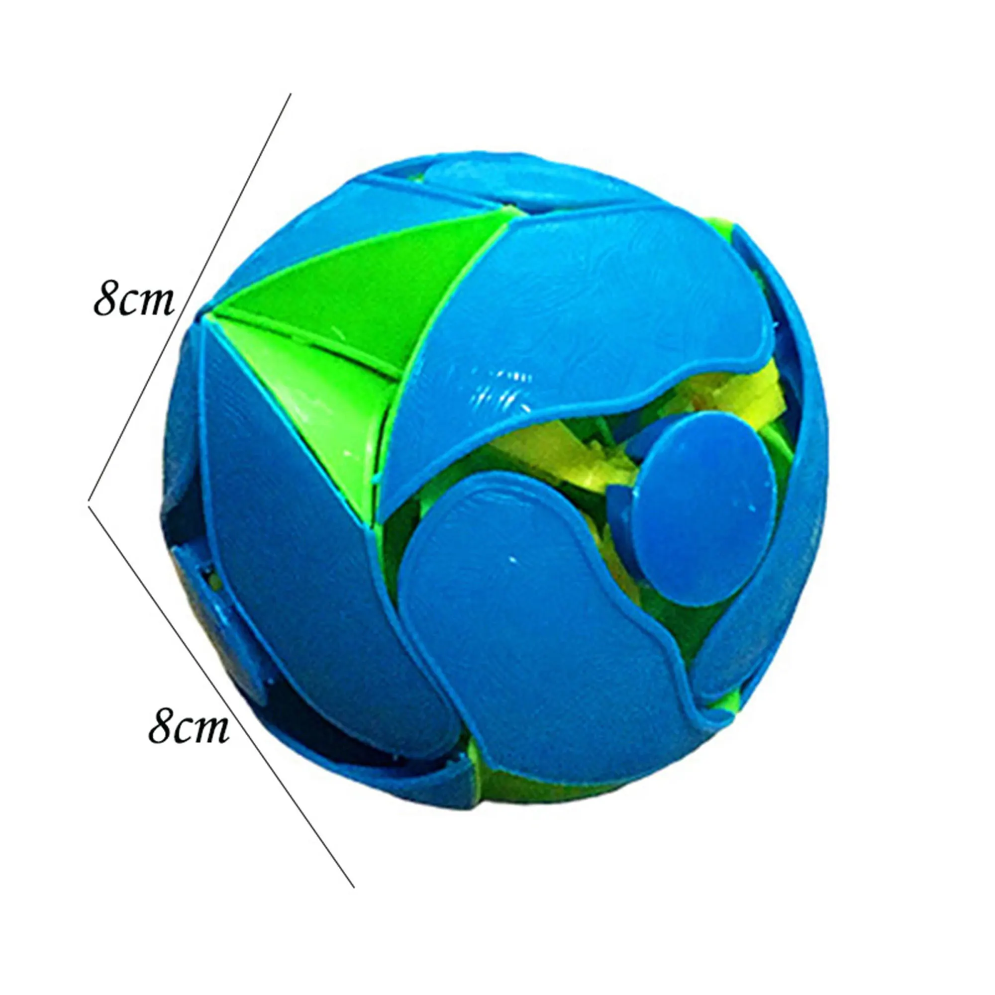 1Pcs Random Color Changing Magic Ball Toy Hand Throwing Sensory Decompression Accessory For Kids / Adults
