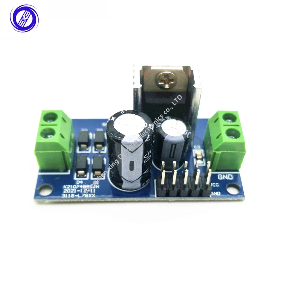 1pcs LM7805 LM7809 LM7812 DC/AC Three Terminal Voltage Regulator Power Supply Module 5V 9V 12V Output Max 1.2A