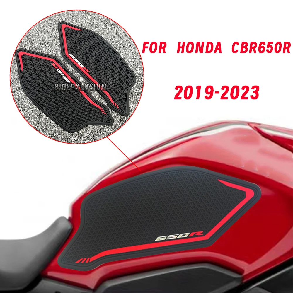 

Fit For Honda CBR650R CB650R 2019-2023 Side Fuel Tank pad Tank Pads Protector Stickers Knee Grip Traction Pad new style