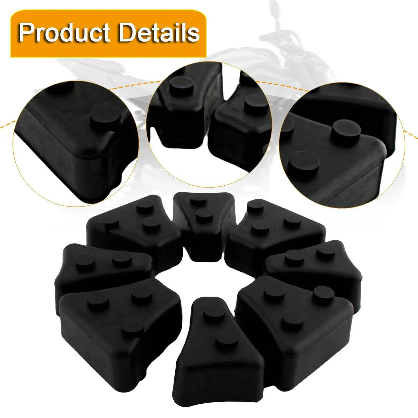 Rear Wheel Damper Hub Cushion Rubber Absorber for Yamaha MT-03 660 FZ 600 XT Series XV Virago XTZ Tenere Motorcycle Part
