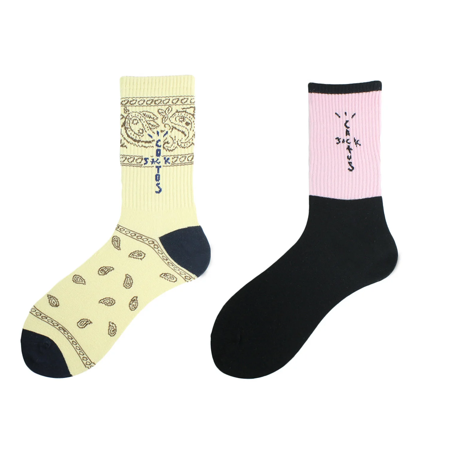 Fashionable Socks with Waist Pattern, Casual Socks for Couples