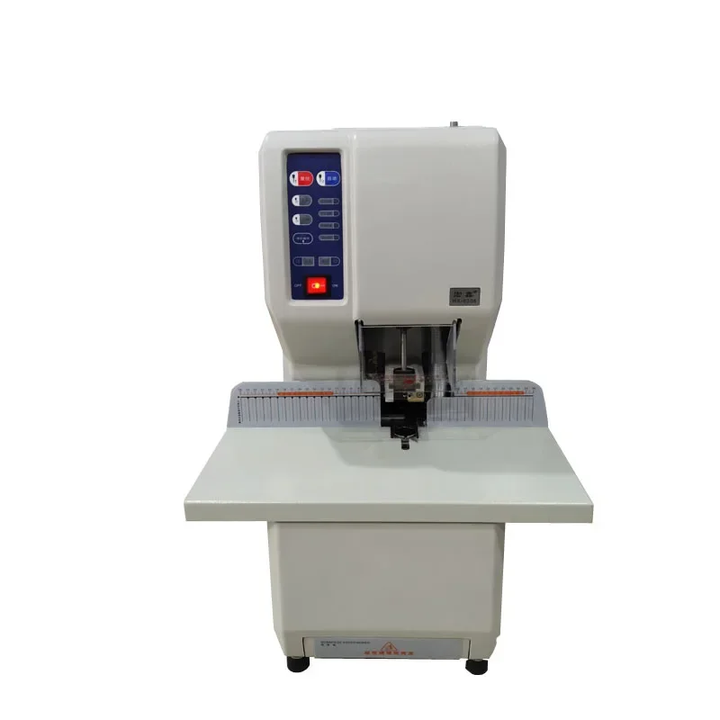 

6308 Automatic file financial binding machine bank certificate binding machine electric punching riveting tube binding machine