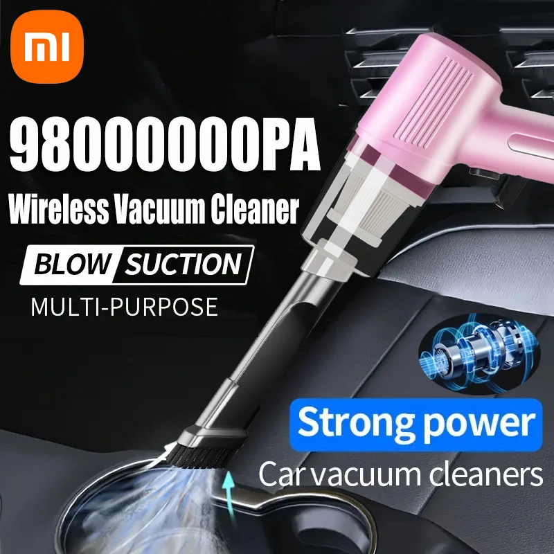 

Xiaomi Wireless Car Vacuum Cleaner Multifunctional Handheld Portable High-Power Suction And Blowing Dual-Use For Dry And Wet