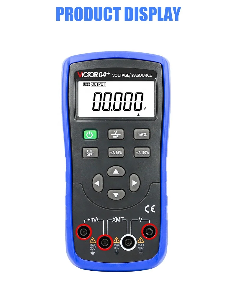 04+ Temperature Calibrator Precision Portable Multifunction Voltage Current Calibrator Multi-function Signal Source