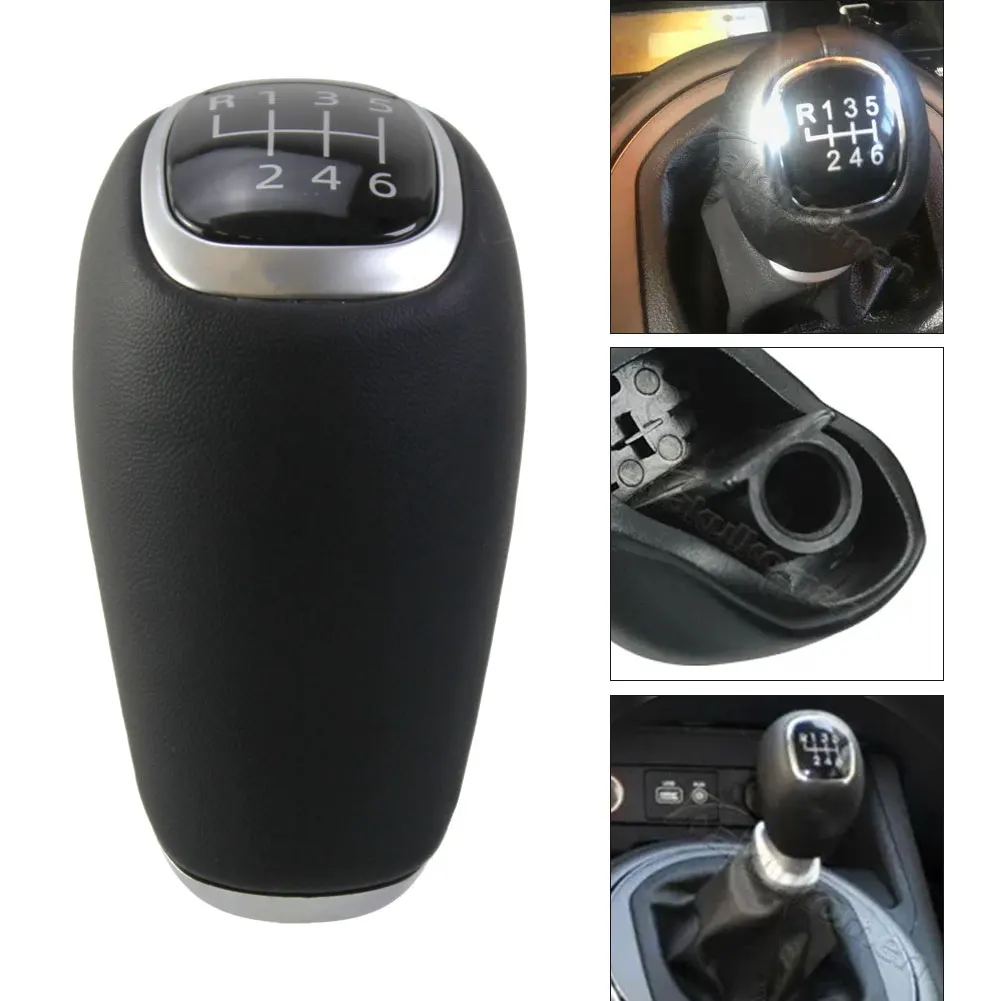 

Leather Gear Shift Knob 6Speed for Kia For Sportage For Venga For Rio 2016 2019 Model Cars InteFor Rior Upgrade