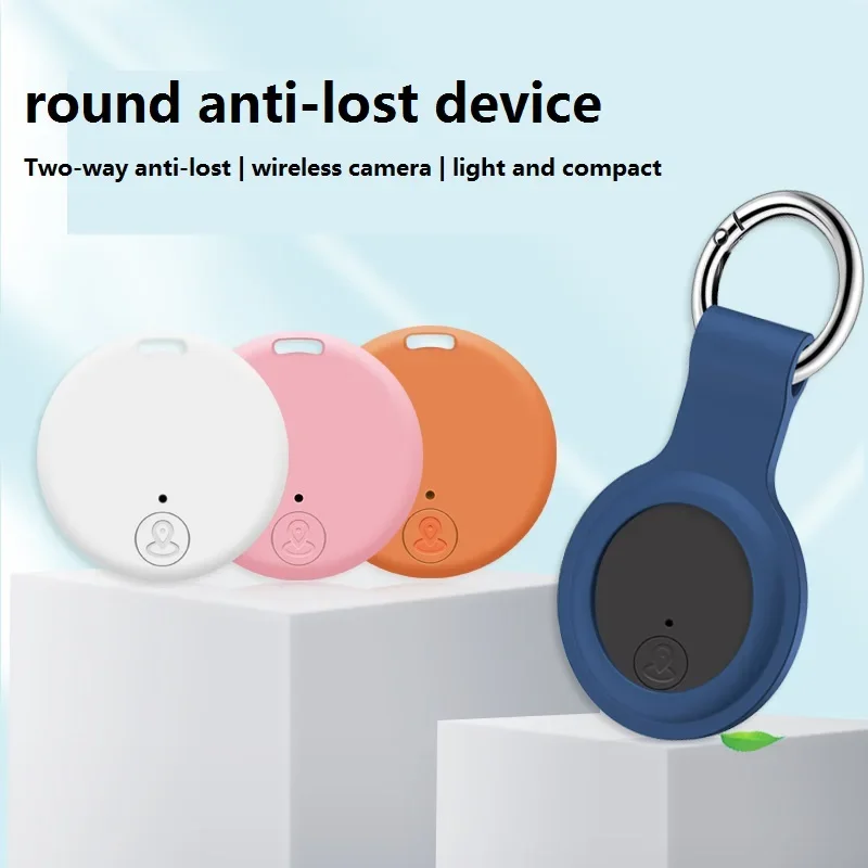 Mini GPS Bluetooth-Compatiable 5.0 Tracker Anti-Lost Device Round Anti-Lost Device Pet Kids Bag Tracking Smart Finder Locator