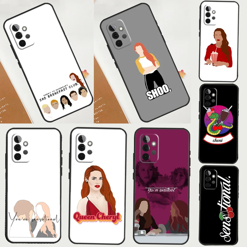 Cheryl Blossom Riverdale Case For Samsung Galaxy A16 A56 A15 A22 A52 A32 A54 A14 A26 A36 A55 A35 A05 A06 A53 A33 A13