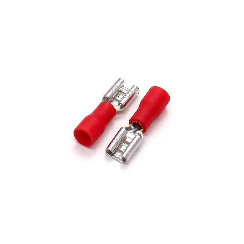 20 Stück Federklemmenstecker 2,8/4,8/6,3 mm, Hülse, Verbindungsstück, Bootsschalter, Kaltpresskopf – Detail 12