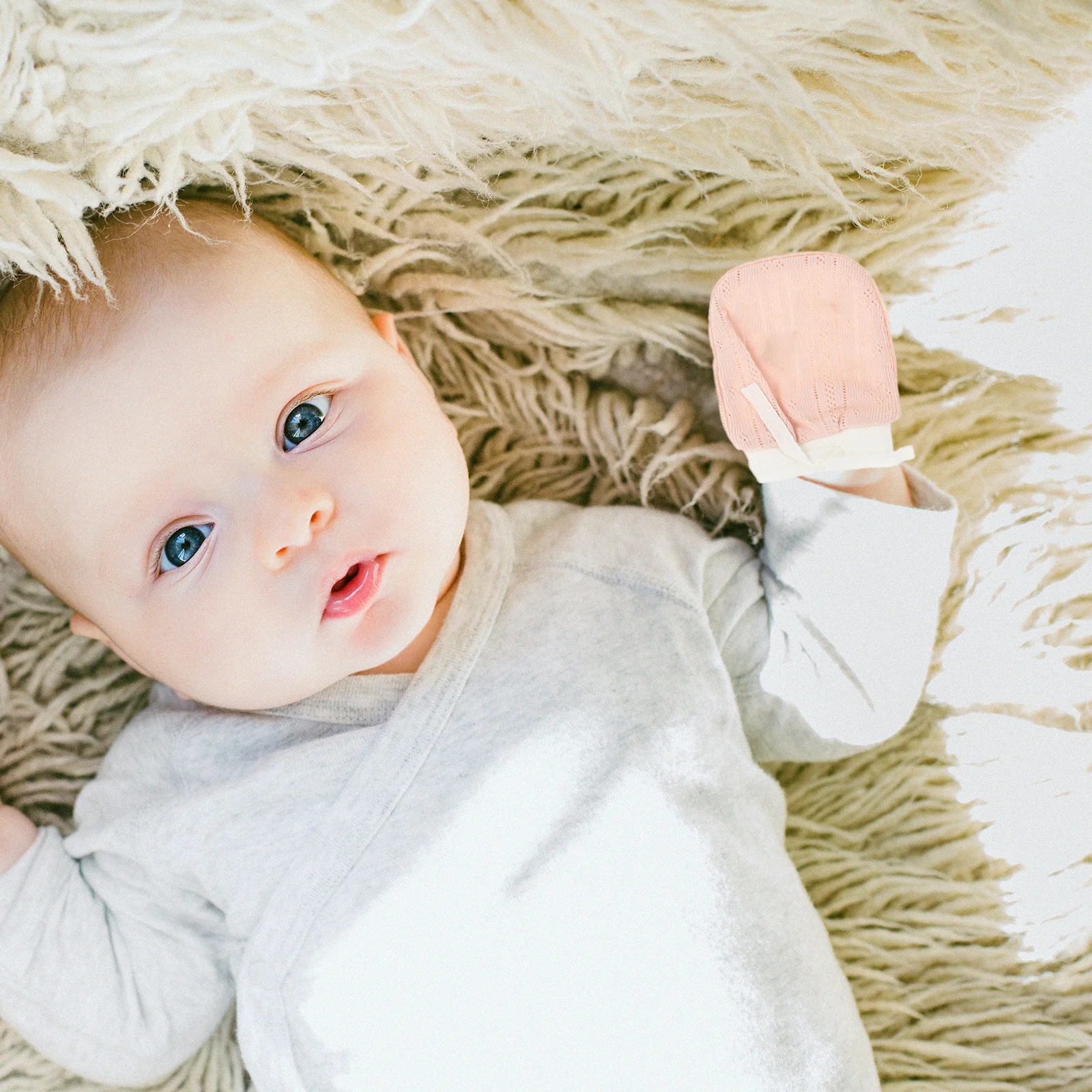 

3 пары хлопковых детских варежек, перчатки для младенцев с защитой от царапин, мягкие удобные перчатки для рук новорожденных, защитные перчатки для малышей