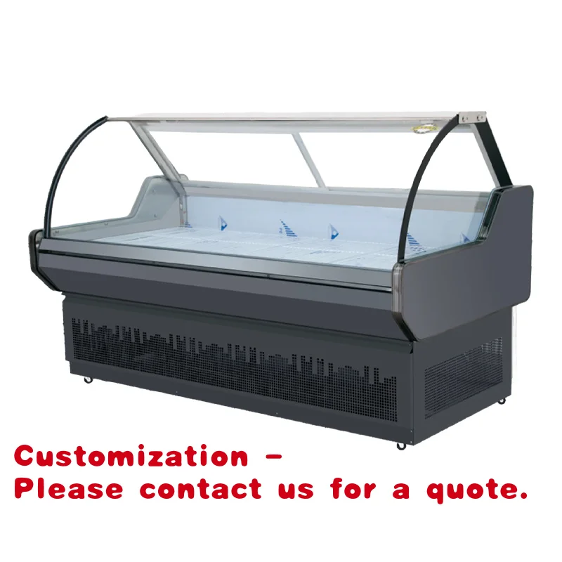 

Витрина-морозильник для мяса и деликатесов для супермаркетов и мясных лавок, настраиваемая под заказ