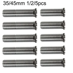 1/2/5pcs 35mm 45mm Kitchen Sink Basket Strainer Screws Stainless Steel Waste Threaded Screw Connector Kitchen Fixture Parts