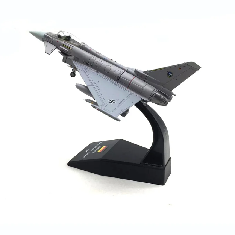 

Модель истребителя Eurofighter Typhoon EF2000, масштаб 1:100, немецкие ВВС, готовая модель из сплава, коллекционный военный самолет для демонстрации