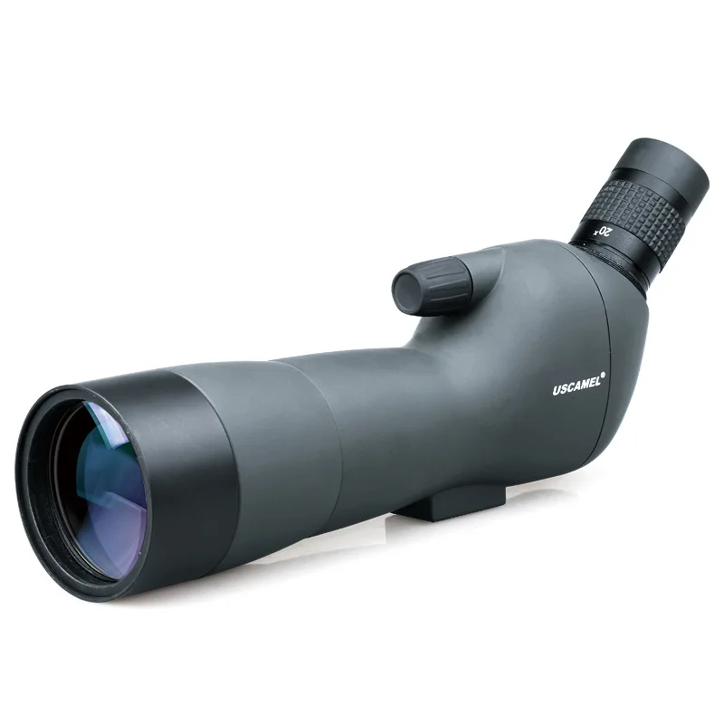 Telescopio USCAMEL UW038 con aumento de 20x a 60x para observación de aves, 80 mm de apertura grande, resistente al agua con nitrógeno, BAK-7.