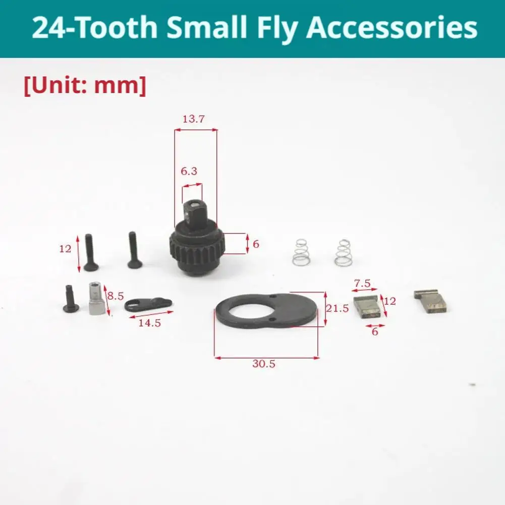 Ratchet Wrench Accessories Ratchet Wrench Repair Kit 24 Tooth Ratchet Head Replacement Part Machine Tool view 3