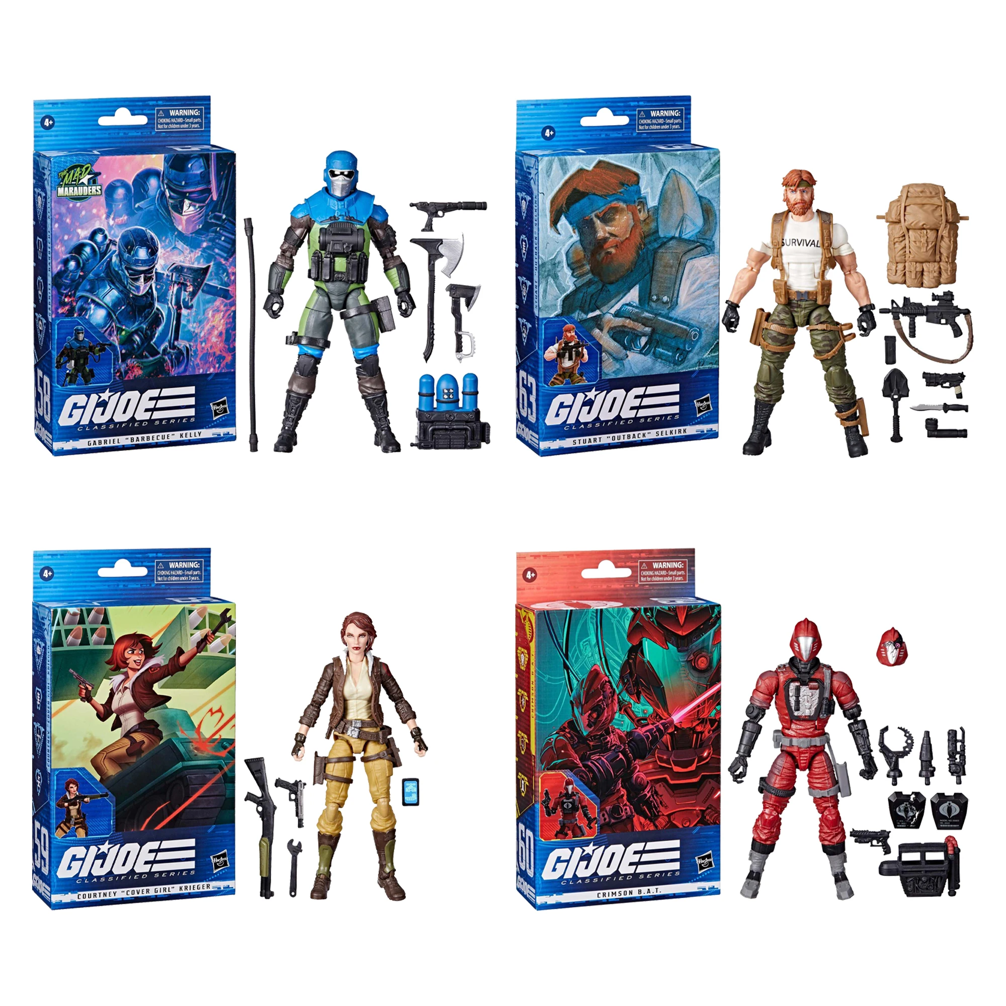 Hasbro G.I. Joe Figure Toy Action Figure Roadblock Cover Girl Outback Falcon BAT Kids Christmas Animation Cartoon Birthday Gift