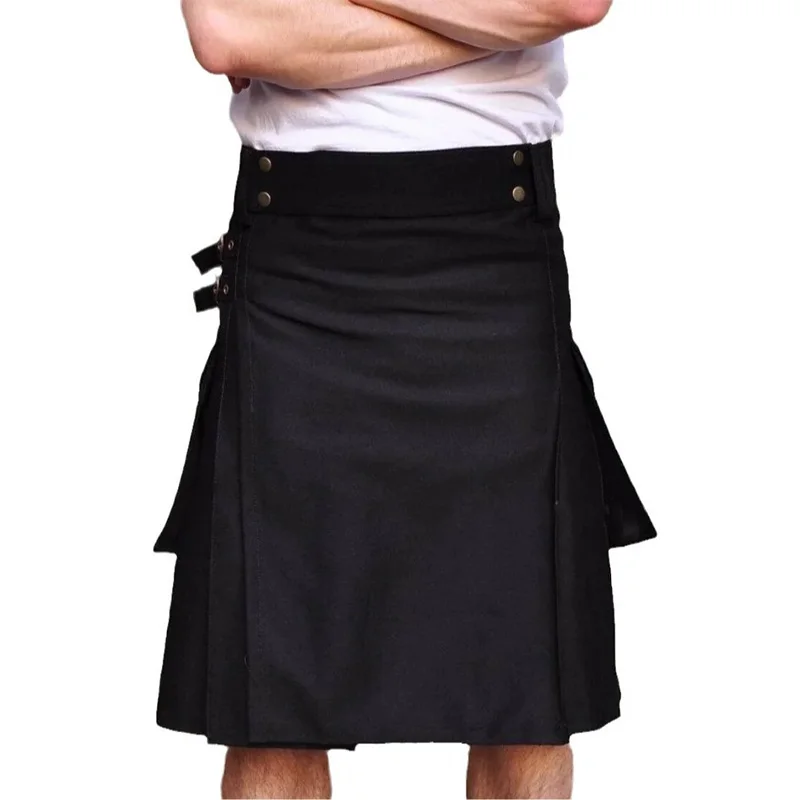 

Novelty Men's Kilts Men's Utility Kilt for Men Modern Hybrid Cotton & Tartan Kilts Scottish