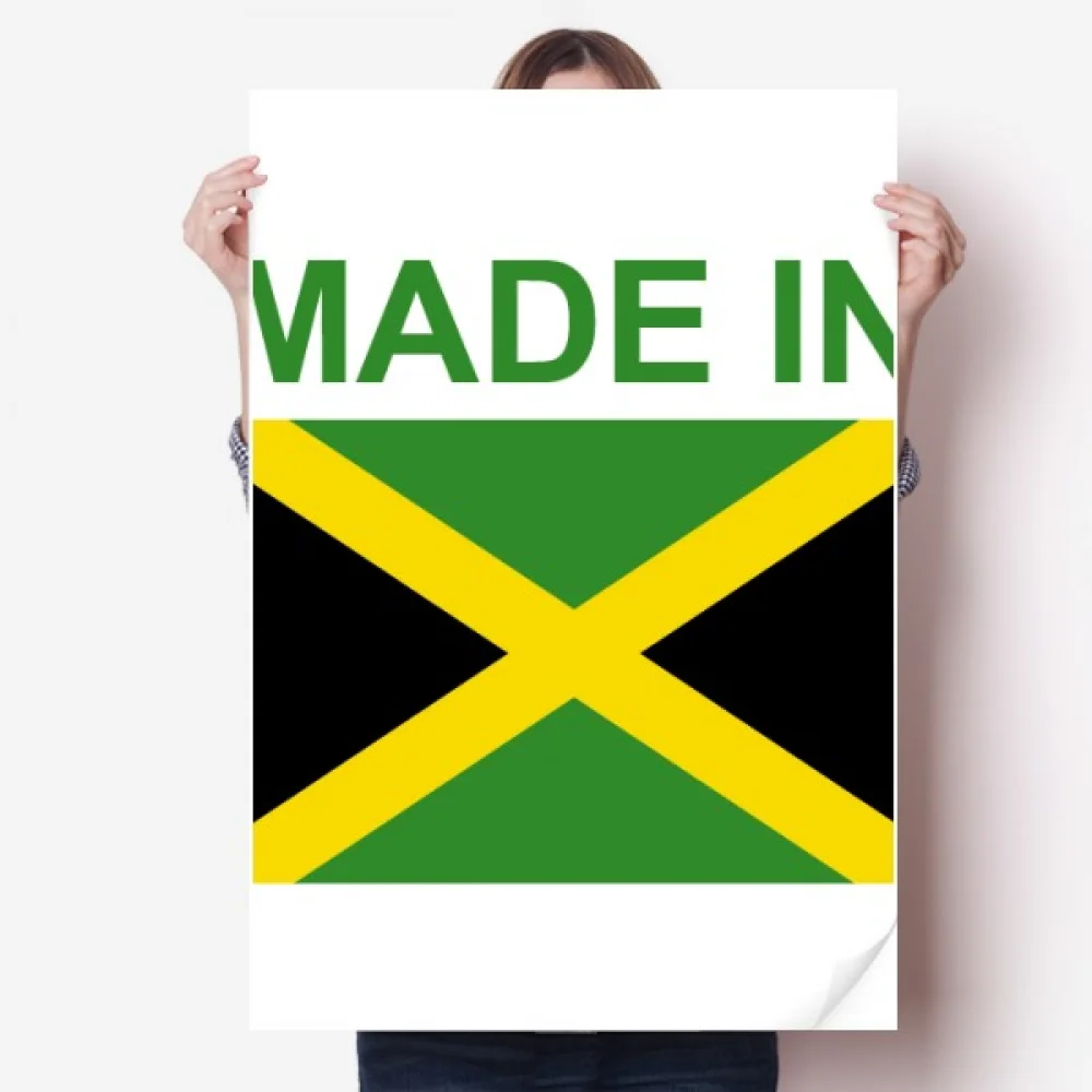 

Jamaica Country Love Sticker Decoration Poster Playbill Wallpaper Window Decal