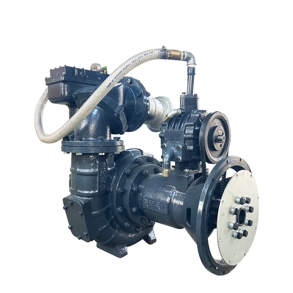 Large Flow Transport Municipal Sewage High Vacuum Engine Self-priming Pump