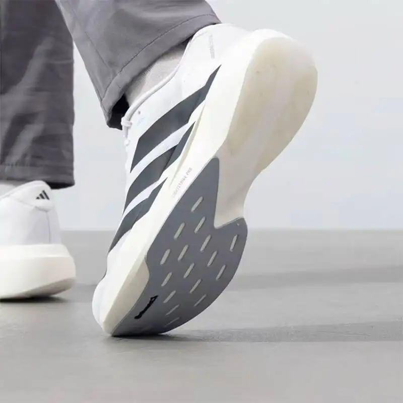 Popular Adizero White Black Pro Racing Running Shoes Lightstrike Pro Breathable Mesh Marathon Athletic Sneakers Men Women JH6206