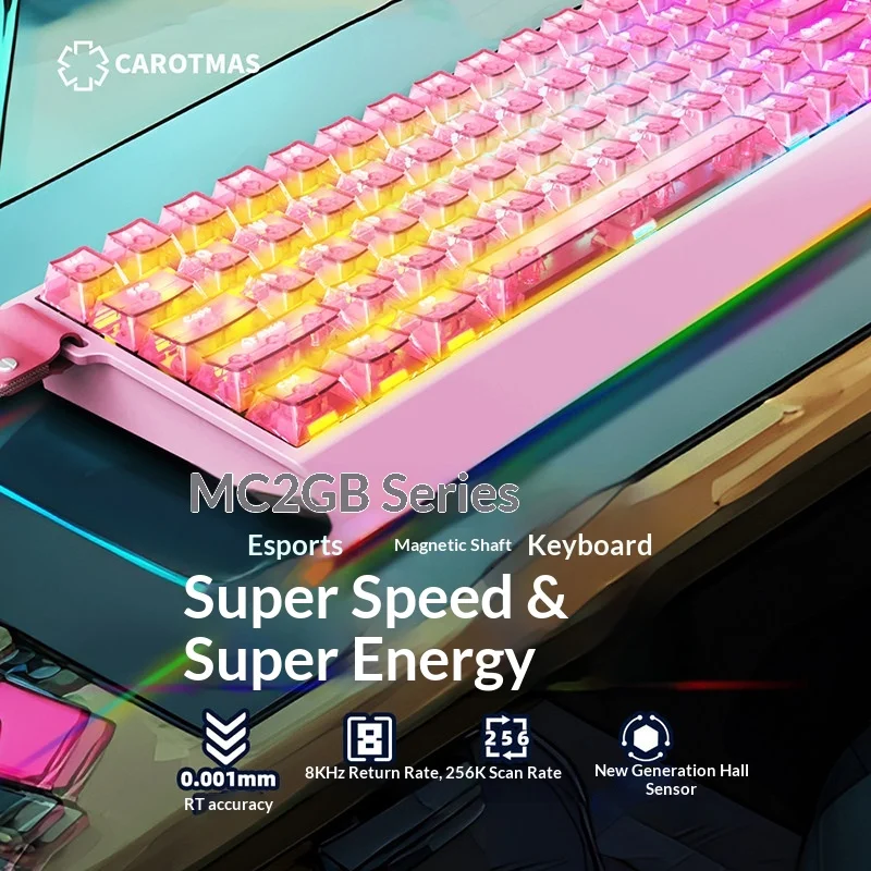 Mercury 68 Magnetic Switch Gaming Keyboard 8k Zero Dead Zone Hot Swappable Rgb Backlight Socd 0004 Precision For Pc Gamers