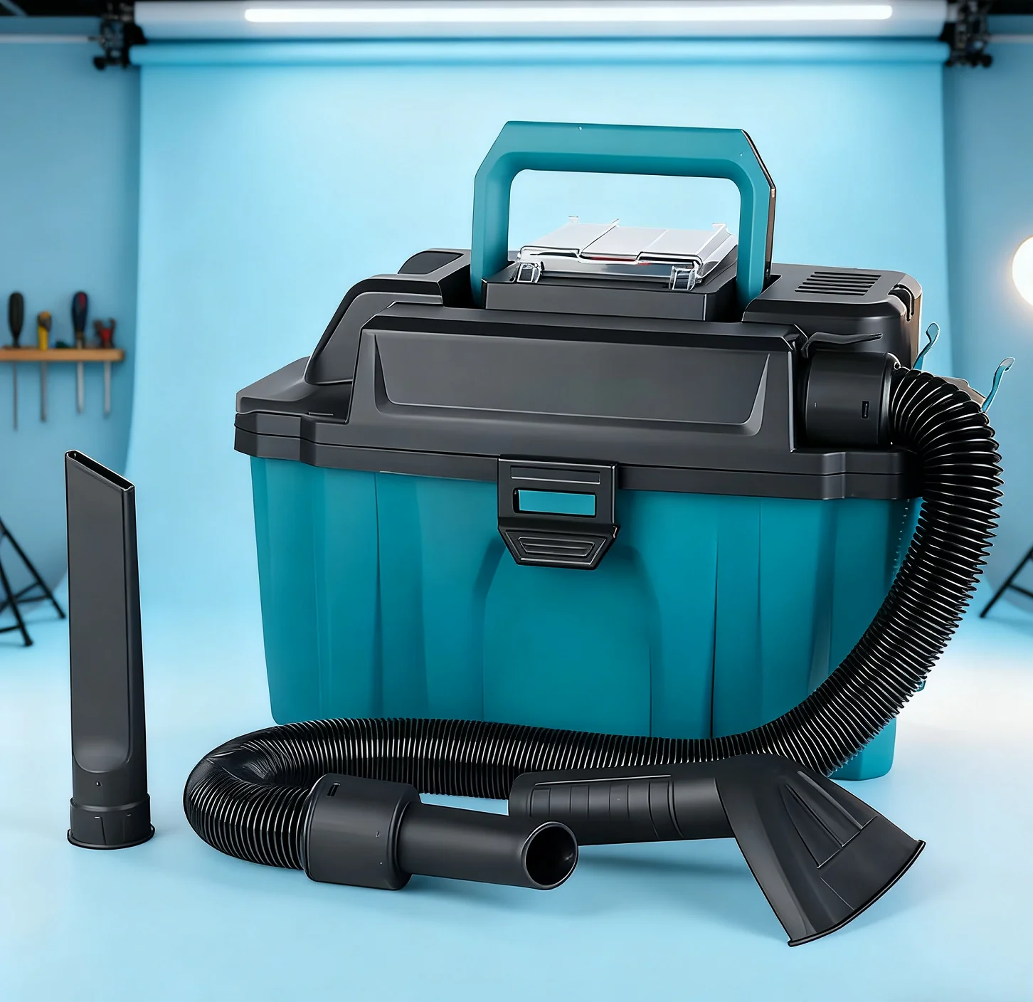 Aspirapolvere senza spazzole per Makita - Aspirapolvere Collettore di polveri Tamburo Aspirapolvere per edifici industriali domestici