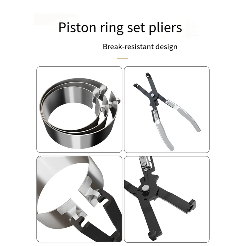 Super Sale Universal Fastener Clamp Cylinder Piston Ring Compressor Car Repair Tool Kit Automotive Disassembly Tools