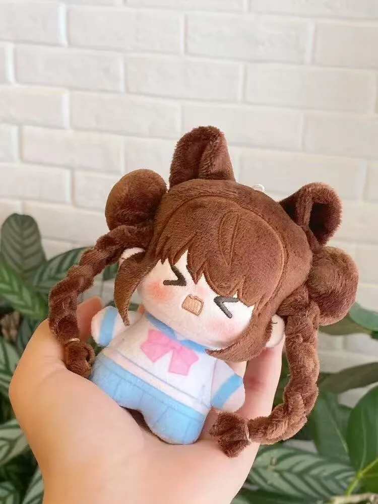 "Genshin Impact: Naraka: Bladepoint 'Walnut' سمة دمية قطنية مقاس 10 سم، شخصية نجمة البحر اللطيفة.