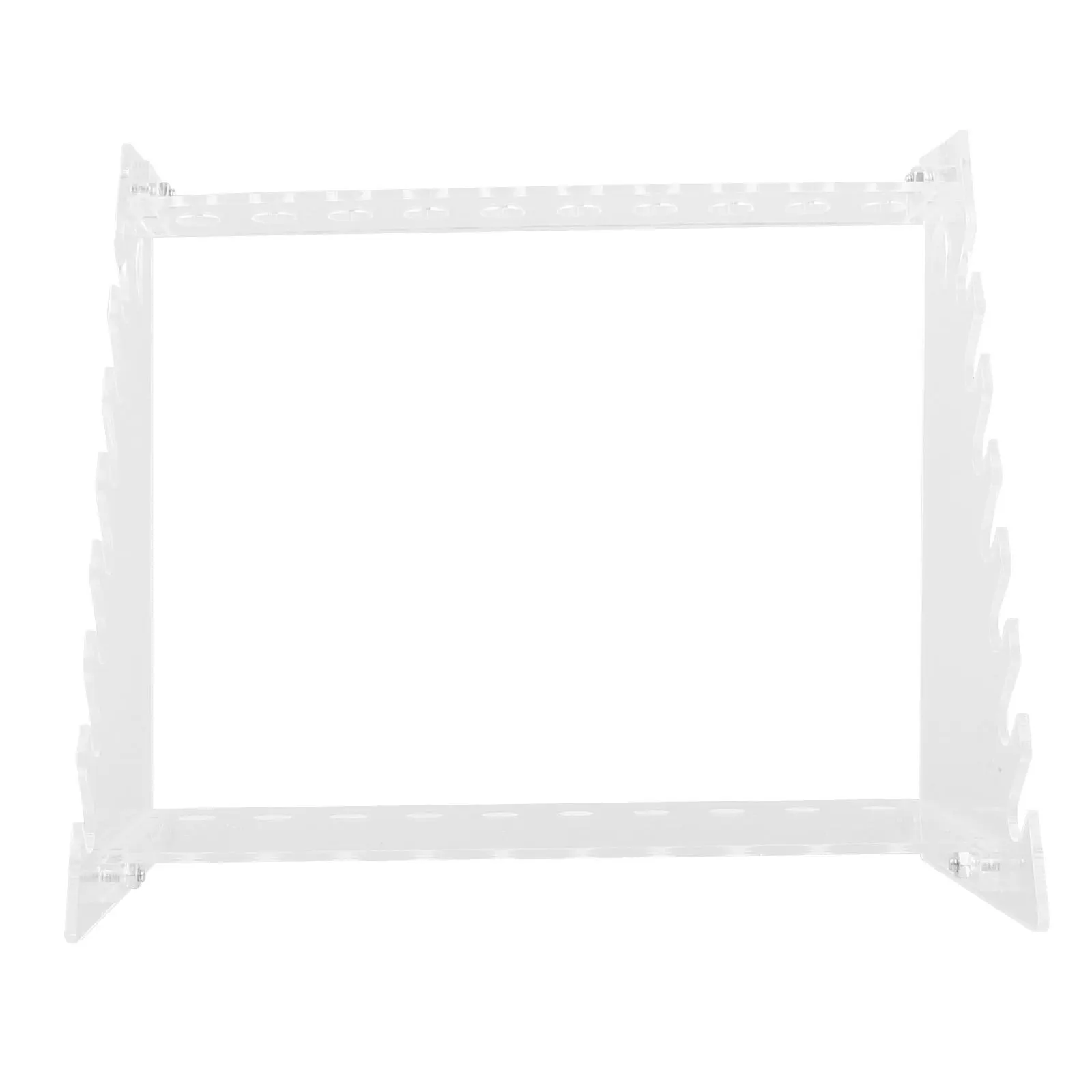 

Test Tube Stand Pipette Rack Holder Bracket Trapezoid Organic Glass Laboratory Equipment