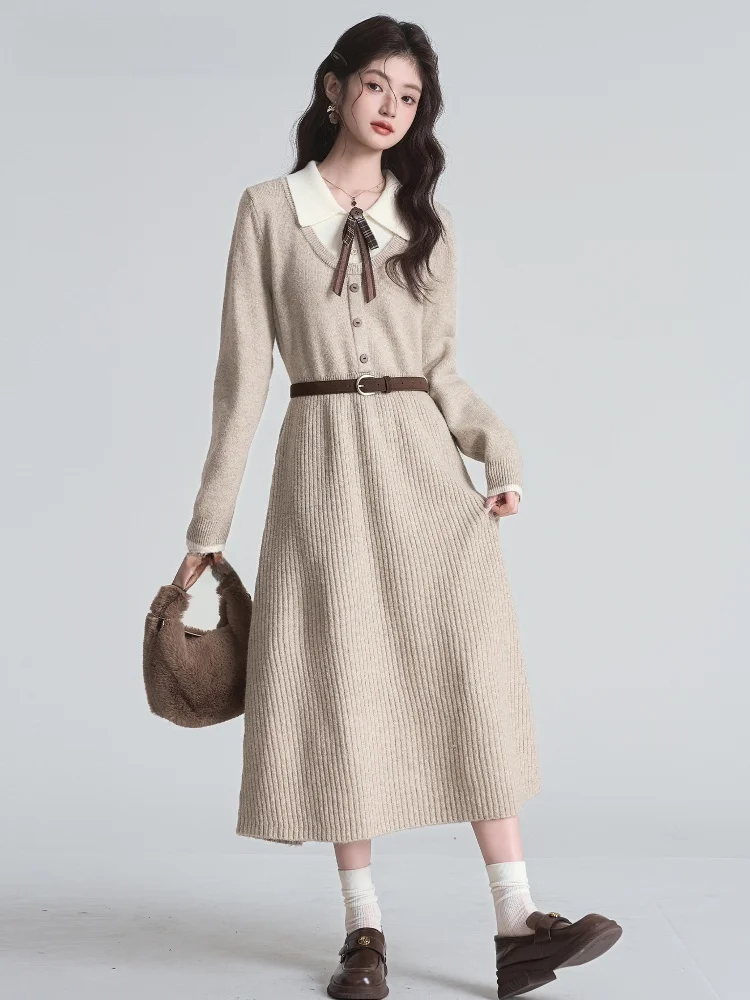 

Faionable College Sle Long Dr Ele Простая юбка трапециевидной формы с высокой талией Длинная све, износостойкая повседневная одежда для женщин Dr