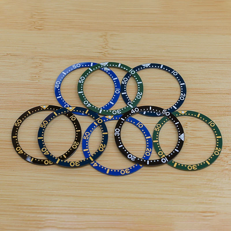 

39.3MM×32.5MM Flat Ceramic Ring For NH35 NH36 4R Movement High Quality Watch Bezel Insert For Watch modification