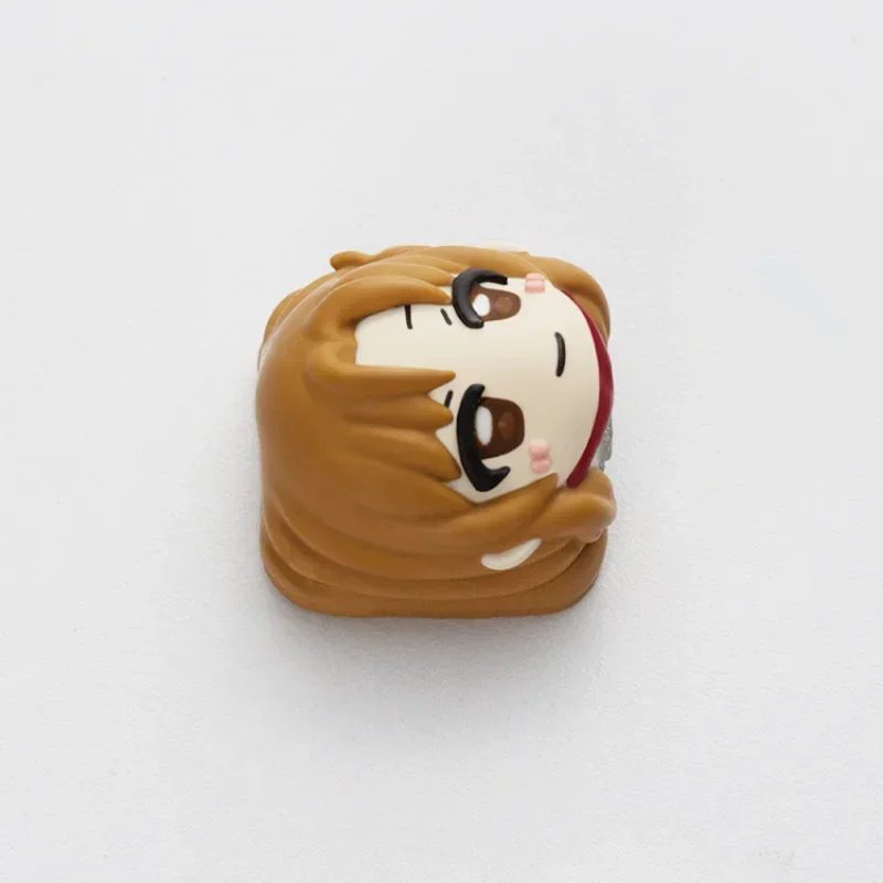 Sword Art Online Yuuki Asuna Personalized Custom KeyCaps Resin Layered Drip Gel Anime Character Keycaps for Mechanical Keyboards