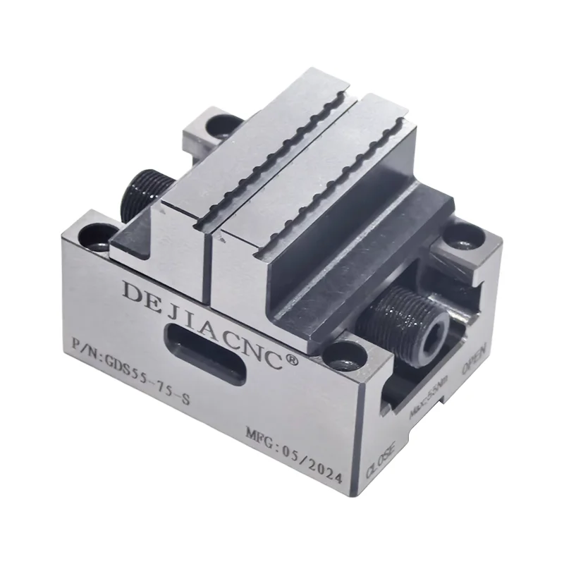 Dejiacnc Precision Self Centering Vise for 5th Axis Workholding Clamping Vise GDS55-75-S