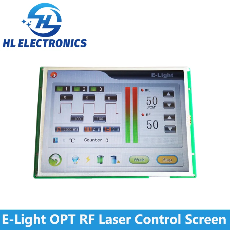 E-light OPT RF Laser 8 Inch Screen with Control Board